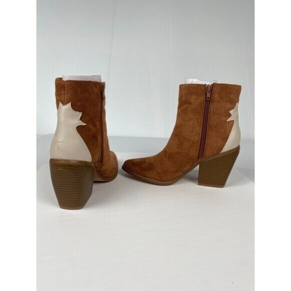 YOKI Women's  Bootie Ankle Boot Goldie Bootie Size 7.5 Muriel Rust Shoes New - Picture 16 of 16